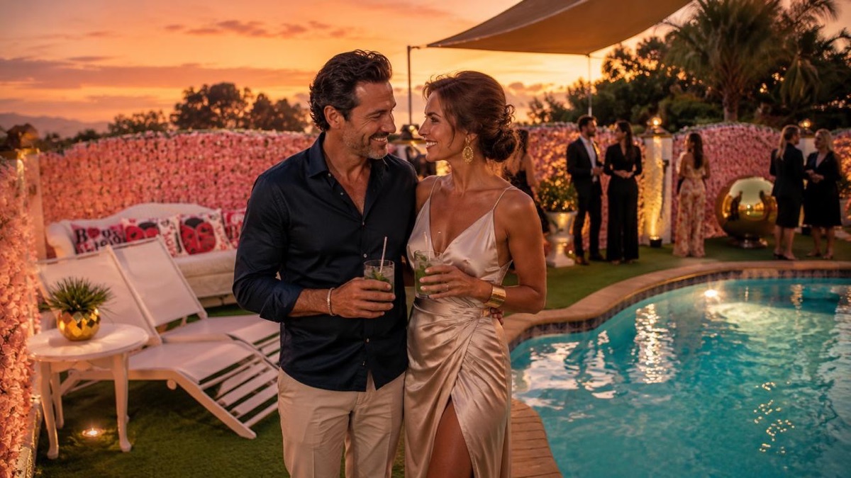 Couple at sunset